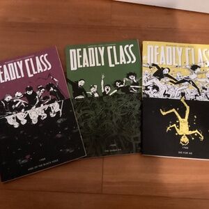 Deadly Class Comic Set Three Books Image Comics Great Condition